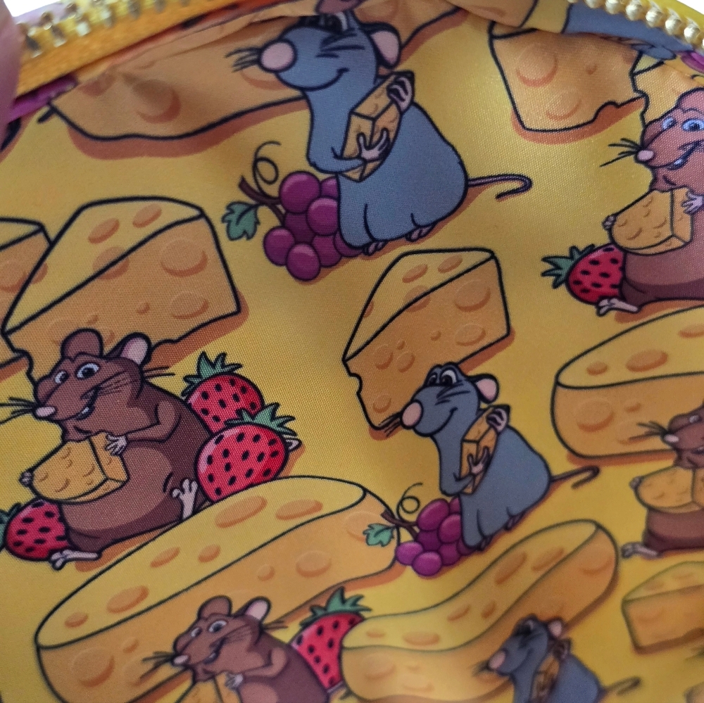 Loungefly Disney Pixar Ratatouille Remy Cheese Crossbody Bag NWT - Picture 7 of 7